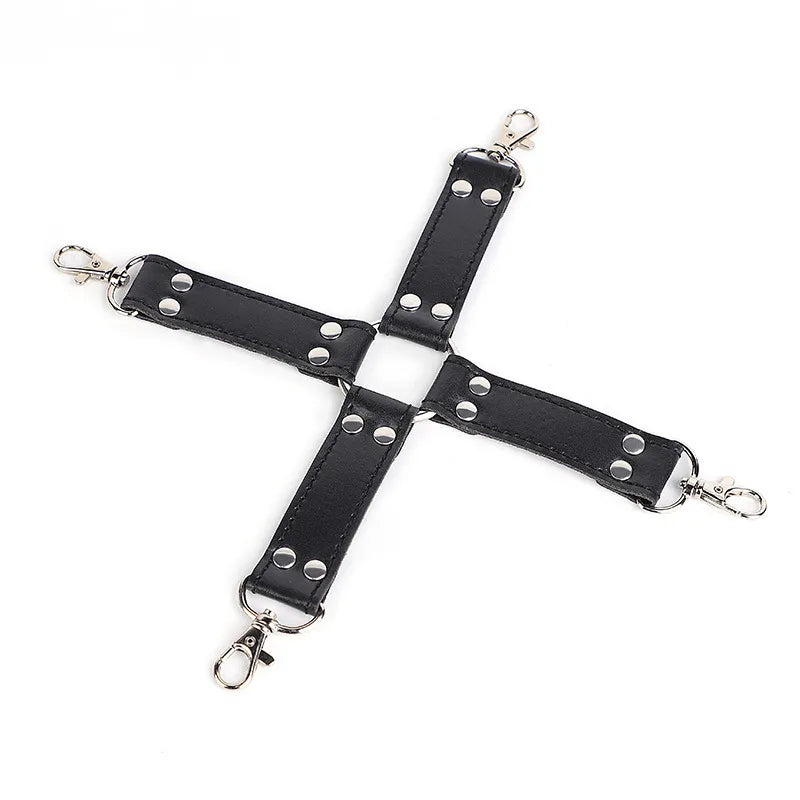 Leather Cross Buckle  Fun Sex