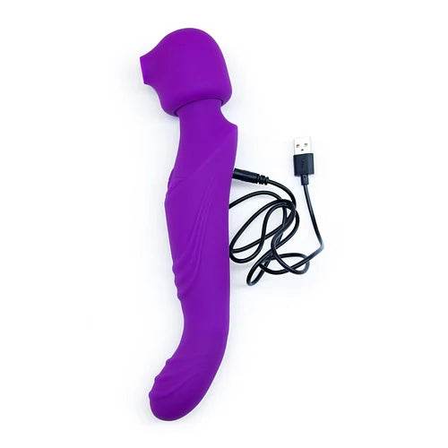 Clit Sucking Magic Wand Vibrator - Desire Lair