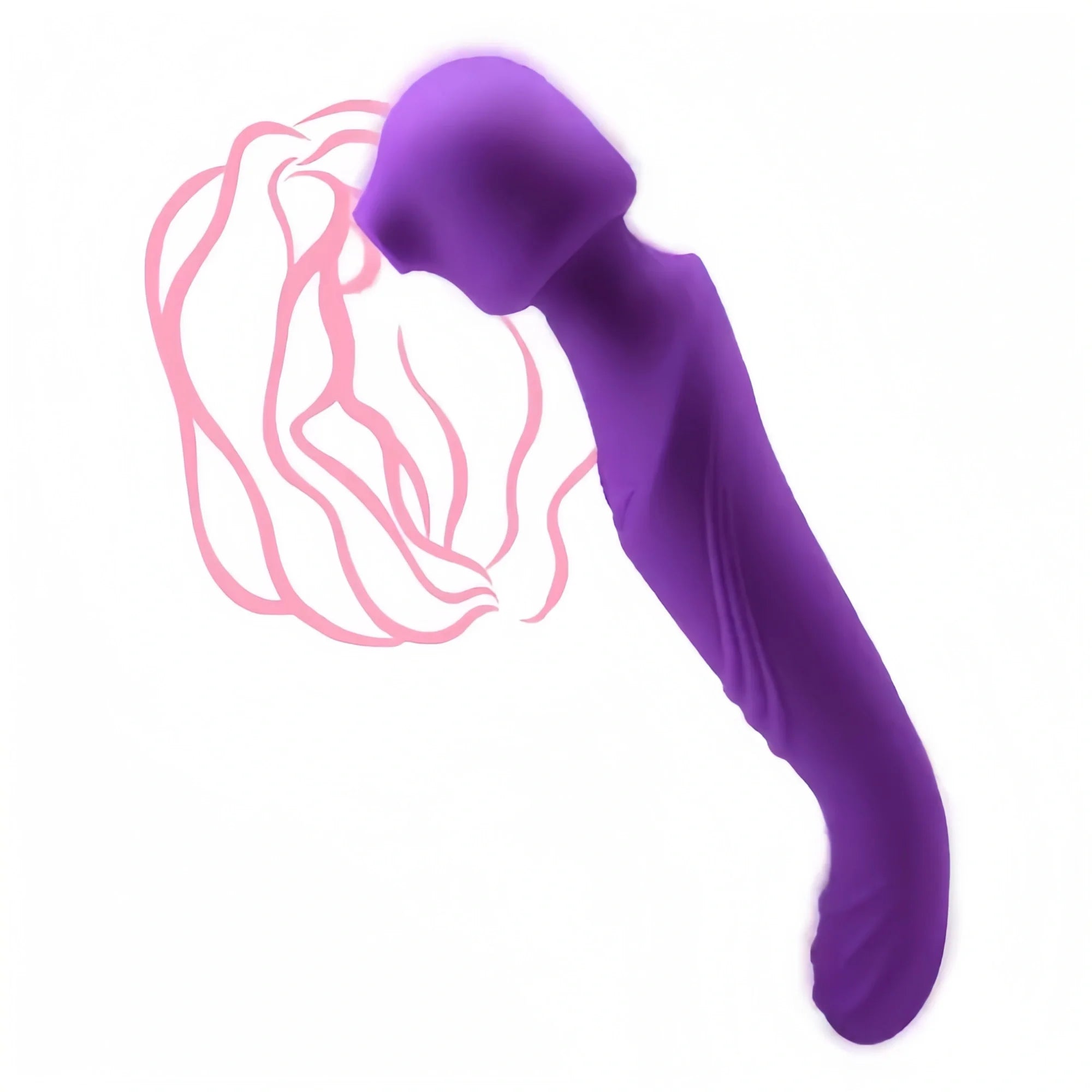 Clit Sucking Magic Wand Vibrator - Desire Lair