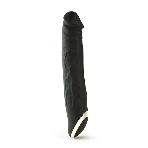 Thick Black Vibrating Dildo